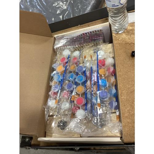 10 Sets Jewelry Box Painting Set for Kids with Stickers - Bulk Stockings & Birthday Goodie Bag Stuffer - Kids Party Favors Toy Return Gifts - Unfinished Wooden Treasure Boxes For Arts & Craft