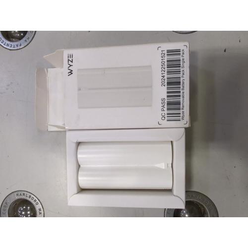 White WYZE Removable Battery Pack Battery Cam Pro and Duo Cam Doorbell - 2nd Gen