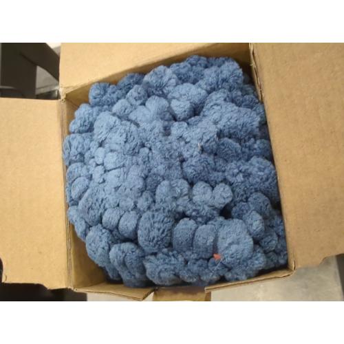 Kevin Textile Throw Pillow Covers Soft Corduroy Decorative Set of 2 Boho Striped Pillow Covers Pillowcases Farmhouse Home Decor for Couch Bed Sofa Living Room 18x18 Inch Blue