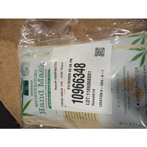 6 pack Earth Therapeutics Hemp Seed Oil Moisturizing Hand Mask relieves, replenishes and rejuvenates dry damaged hands.