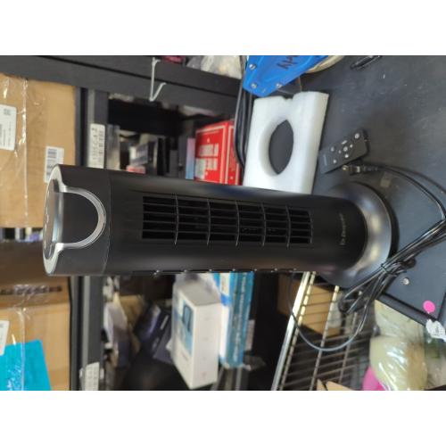 DR.PREPARE Tower Fan for Bedroom, 25 dB Quiet DC Bladeless Fan with Remote, 8 Speeds, 1-8H Timer, 80° Oscillating Fans for Indoors, 16 Inch Portable Desk Table Fans for Room, Home, Office