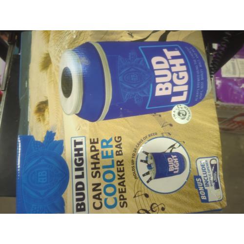 Bud Light Can Shape Cooler Speaker Bag