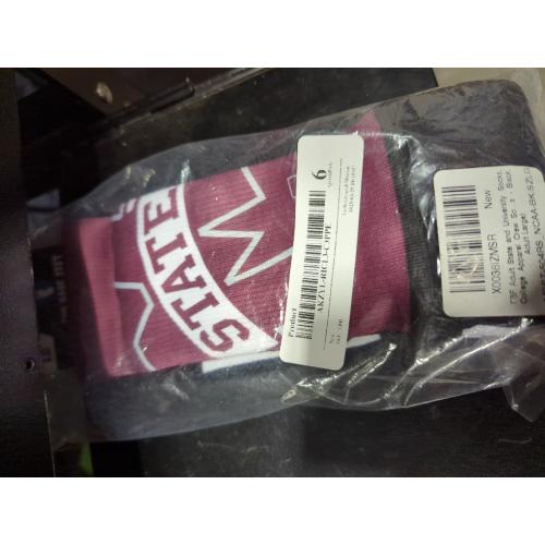 For Bare Feet NCAA Adult State and University Crew Socks - Polyester blend - Unisex - High-performance socks provide