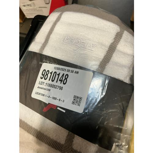 3 Packs All-Clad Checked Cotton Kitchen Towel, Almond