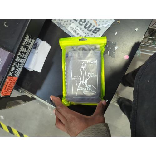 Medium Easy Wrap Blood Pressure Cuff for Thin and Small Arm,Compatible with Omron 8.7~12.6 Inches (22~32) CM Adult BP Replacement Cuff, Adult Cuff Only -5 Connectors (Medium  5 Connectors)