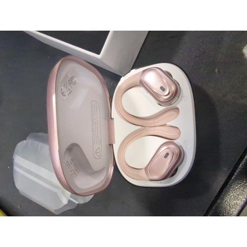 Pink Wireless Earbuds Bluetooth Headphones 80hrs Playback Ear Buds Power Display with Noise Canceling Mic Headsets for Sports/Workout/Running