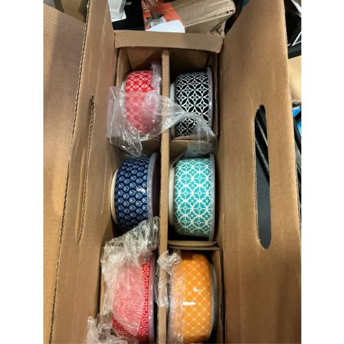 DOWAN Ramekins with Lids 4 oz Oven Safe for Creme Brulee Souffle, Ceramic Custard Cups for Baking, Small Bowls for Pudding Dip Ice Cream, Set of 6, Vibrant Colors