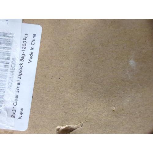 Small Zip Bag 2x3,1000 Pcs Mini Baggies, Clear Plastic Jewelry Zip Bags, Reclosable Zipper Storage Bags for Pills, Beads, Screws, Small Items