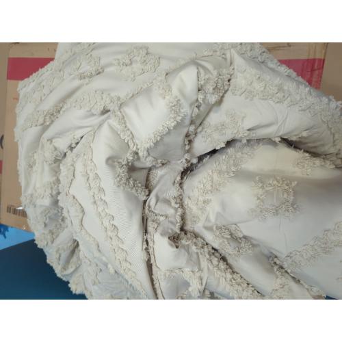 Bedsure Tufted Boho Comforter Set King Size - Beige Boho Bed Set, GentleSoft™ 3 Pieces Farmhouse Shabby Chic Embroidery Bedding, Gifts for Woman, Soft Jacquard King Comforter for All Seasons