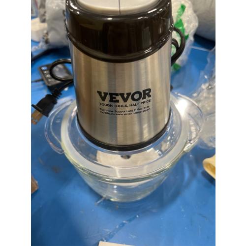 VEVOR Food Processor, Electric Chopper 400W, Electric Meat Grinder with 2 Speeds, Veggie Chopper for Baby Food, Meat, Onion, Vegetables