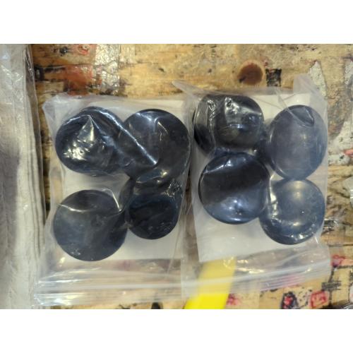 2 pack...Milisten Replacement Trampoline Pole Caps 8-Pack 1.96 Inch Plastic Tube Covers for Trampoline Safety Net Poles Durable Rod Protectors for Enclosure Nets