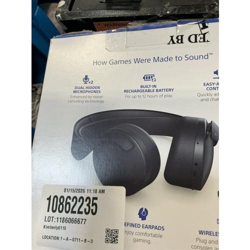 Sony Pulse 3D Wireless Headset for PlayStation 5 – Midnight Black