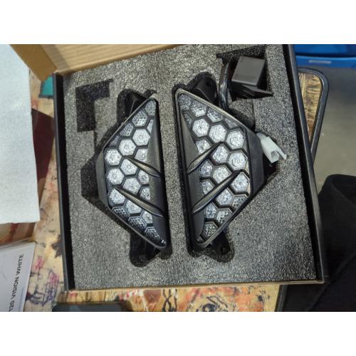 GearUp LED Front Turn you for KAWASAKI NINJA 400 2018-2023,for NINJA 300 2013-2017,for NINJA 650 2012-2023 Amber Turn Signal White Daytime Running Lights