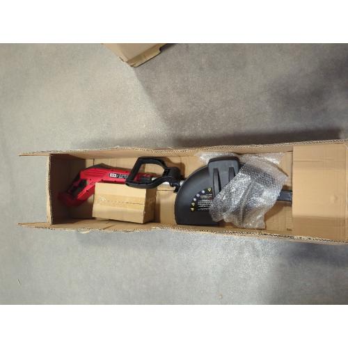 Red and Black 8 Cordless String Trimmer Compatible with Milwaukee 18V Batteries,Folding 3 in 1 Electric Weed Wacker with Brushless Motor,8 INCH Electric Weed Wacker/Edger Trimmer for Lawn,Garden,Yard(Tool Only)