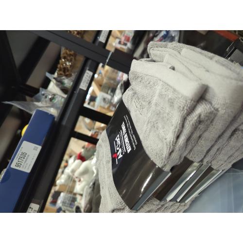 All-Clad Solid Kitchen Towels: Highly Absorbent, Super Soft Long Lasting - 100% Cotton, 17x30 Tea Towels for Cleaning & Drying Dishes, Pans, Glassware, or Countertops, (3-Pack), Titanium Gray