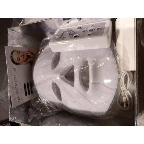 Light Beauty Mask - Led Face Mask Light Therapy - Red Light Therapy Mask for Face - LED Facial Skin Care Mask