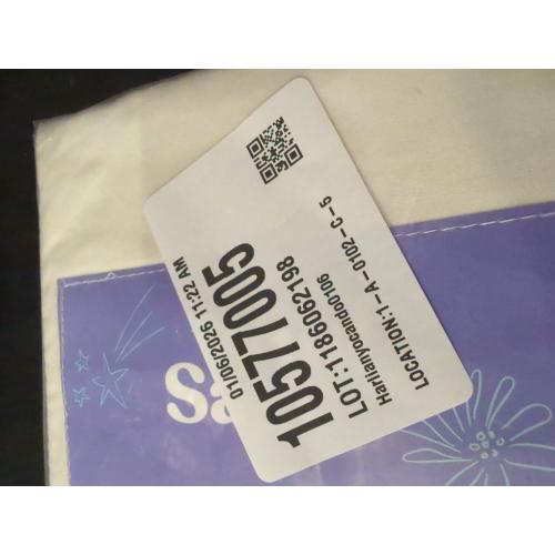 Wild Sage Brushed Cotton Percale 300-Thread-Count Standard/Queen Pillowcase in Coconut Milk