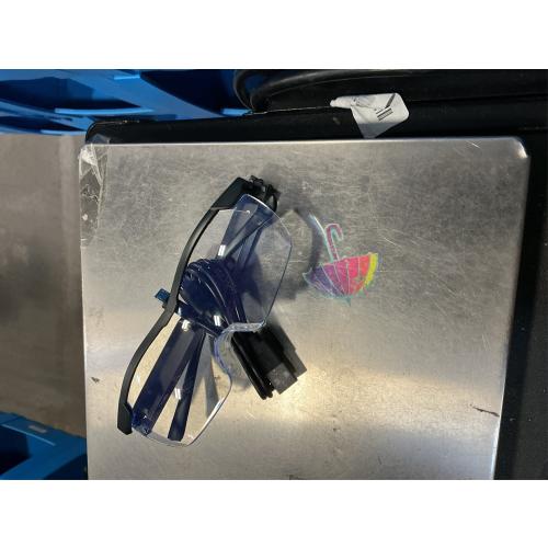 Magnifying Glasses with Light, 200% Magnification, USB Rechargeable LED Lighted Magnifying Glass, Anti Blue Light, Hands Free Head Magnifier Eyeglasses for Close Work, Hobbies, Reading, Craft（Black）