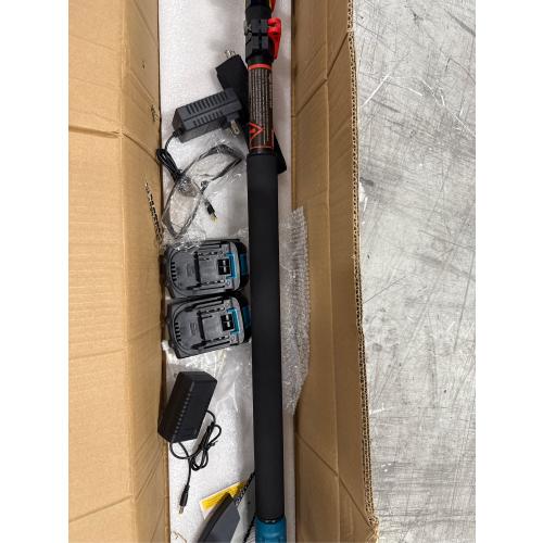 2-in-1 Cordless Pole Saw & Mini Chainsaw for Tree Trimming & Yard Work, Adjustable Pole 1.94–2.45m, 2 Batteries, Pure Copper Motor, Lightweight Design, Blue – Ideal for Homeowners & Gardeners