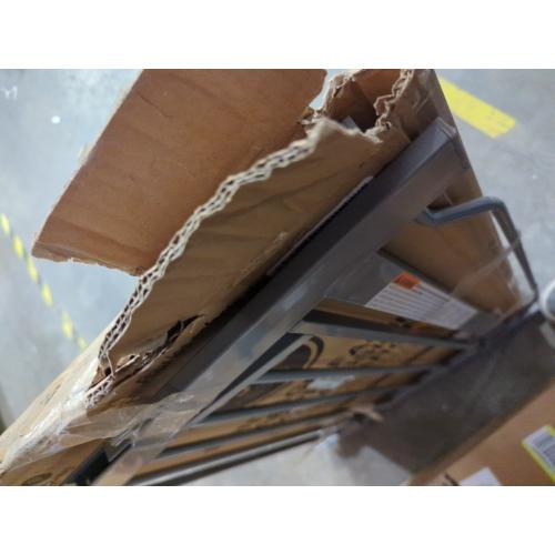 Regalo Easy Step 49-Inch Extra Wide Baby Gate, Includes 4-Inch and 12-Inch Extension Kit, 4 Pack of Pressure Mount Kit and 4 Pack of Wall Mount Kit, Platinum