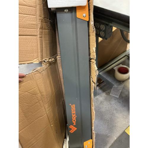 Saw Horses 2 Pack Folding, 2600 Lbs Load Capacity & 24-32 Inch Adjustable Height Heavy Duty Sawhorse Table with 2x4 Support Arms, Portable Folding Legs and Easy Grip Handle for Woodworking