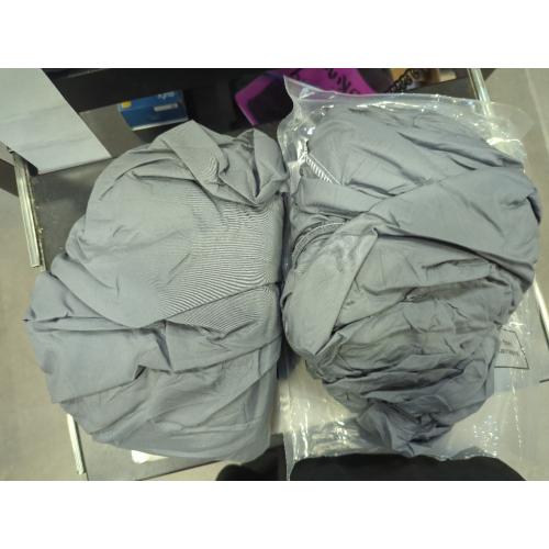 Breling Fitted Sheet (Sheet Only) Compatible with Milliard Trifold Mattress Folding Mattress Fitted Microfiber Bedclothes for Camp Bunk Rvs Bed(Dark Gray,2 Pcs,Twin,4'')