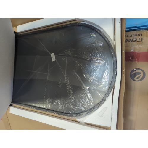 Set of 2 Size 24x36 Color Black FICTOR Bathroom Mirror for Wall,2 Pack 24”x36” Arched Vanity Bathroom Mirror for Over Sink, Metal Framed with HD Shatter-Proof Glass for Entryway, Living Room,Bedroom(Black)