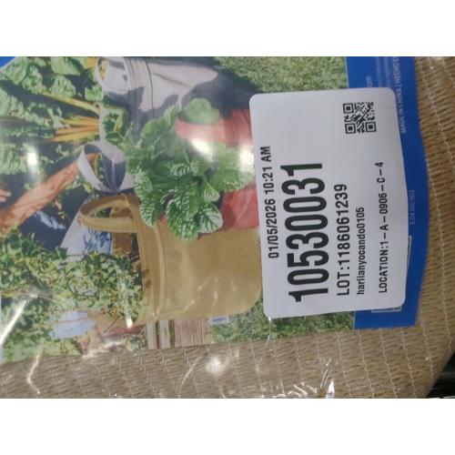 Coolaroo 2-Pack 5 Gallon Heavy Duty Plant/Vegetable/Herb/Fruit Breathable Fabric Grow Planter Pot Bags with Handles, Desert Sand