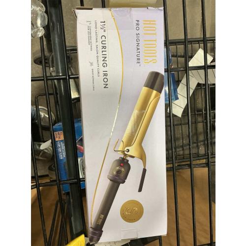 HOT TOOLS (2018 MODEL) Pro Artist 24K Gold Curling Iron | Long Lasting, Defined Curls (1 1/2 in)