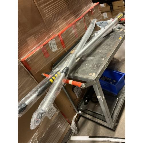 24FT Reach Gutter Cleaning Tools from The Ground, 16FT Long Reach Gutter Cleaner Wand with Hose Attachment, Telescoping Rain Gutter Cleaning Tool for Debris