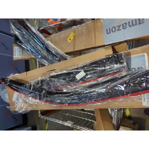 OCPTY 4Pcs Tape on Window Visor fit for 2003-2007 For Nissan Murano Side Window Deflector Rain Shade Visors