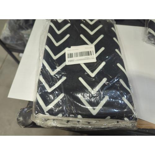 Set of 4 Size 18x18 Color Black and white Boho Pillow Covers,18x18 Pillow Covers Modern Throw Pillow Covers Black Geometric Mudcloth Linen Neutral Decorative Pillow Covers for Sofa Couch Chair