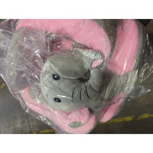 vocheer Sit Me Up Floor Seat for Baby Chair for Sitting Up Support Seat Sofa Plush Animal Shaped Baby Learning to Sit Chair for 3-24 Months Girls and Boys, PP Cotton Full Filling,Elephant