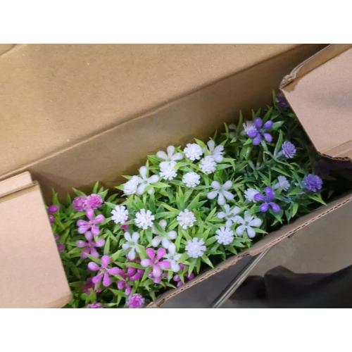 Velener Babys Breath Artificial Flowers in Small Burlap Bag Vases 3Pcs -Gypsophila Faux Flowers Farmhouse Home Coffee Table Bookshelf Office Desk Decorations Kitchen Dining Room Fake Plants Indoor