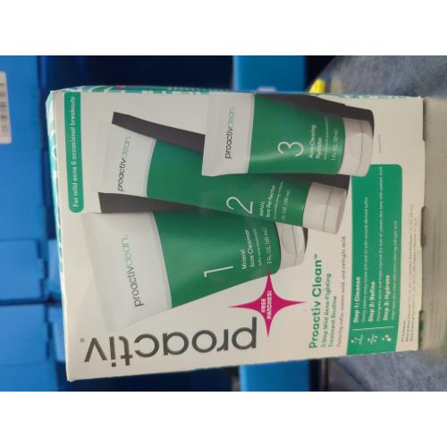 Proactiv Clean 3 Step Acne Routine w/ Pimple Patches- Sulfur Acne Treatment Cleanser, Azelaic Acid Serum, and Facial Moisturizer for Sensitive, Acne-Prone Skin- 30 Day Acne Kit with Pimple Patches