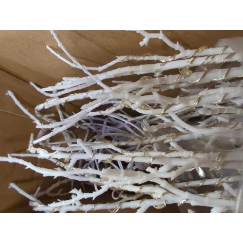 LITBLOOM Pre Lit White Tree 6FT 690 Fairy Lights Plug in,Twig Tree with Lights for Home Living Room Christmas Easter Decoration Indoor Outdoor