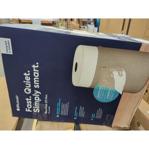 BLUEAIR Air Purifiers for Large Rooms, Cleans 3,048 Sqft In One Hour, HEPASilent Smart Air Cleaner For Home, Pets, Allergies, Virus, Dust, Mold, Smoke - Blue Pure 211i Max