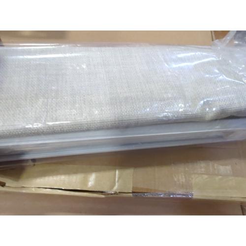 Exclusive Home Curtains Acadia 100% Blackout Roman Shade, 34x64, Natural, 1 Piece