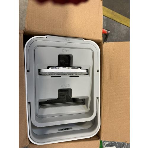 JOYMOOP Mop and Bucket Set with Wringer, Flat Mops for Floor Cleaning, Wall Mop Cleaner with Long Handle, Hardwood Floor Mop with 4 Microfiber Pads