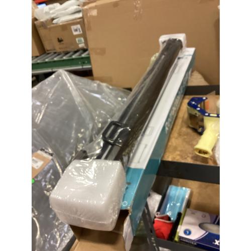 probebi Retractable Baby, Child & Dog Gates for Stairs, Extends to 54 Wide 34 Tall, Use for Outdoor, Indoor, Hallways, Doorways, Deck, Porch, Black