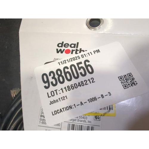 Cat 6 Ethernet Cable - dealworth Black: 1.25 Gbps RJ-45 Male-to-Male