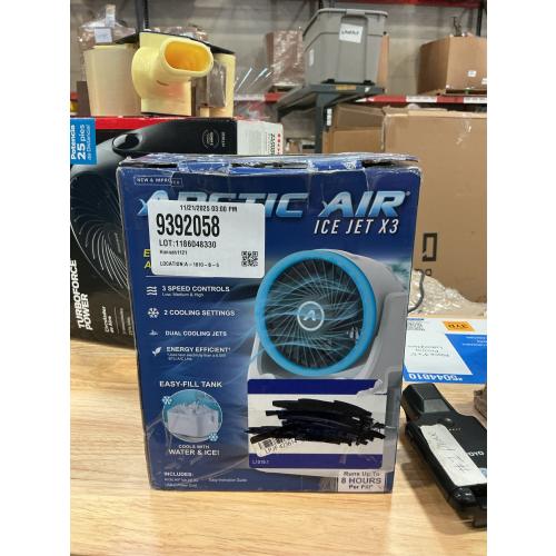 Arctic Air Ice Jet X3 150 sq ft 3 speed Portable Air Conditioner and Cooler