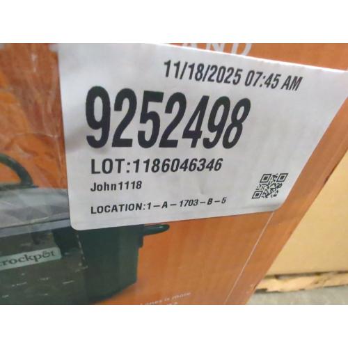 Crock-Pot Size  4.5qt  Color Green Slow Cooker Ponderosa Green