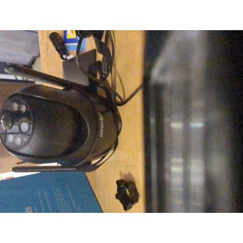 ANRAN 4G LTE Cellular Solar Security Camera Wireless Outdoor,No WiFi 3MP Solar Powered 2K Camera,Color Night Vision,360° Live View,PIR Motion Sensor,2 Way Talk,Black‼️good condition‼️
