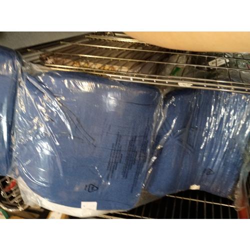 vida Indoor/Outdoor seat Cushions 6 pcs, , Porch Swing Seat Cushions, Non-Slip, Water-Repellent, Breathable, Resilient, Blue  Oxford Fabric