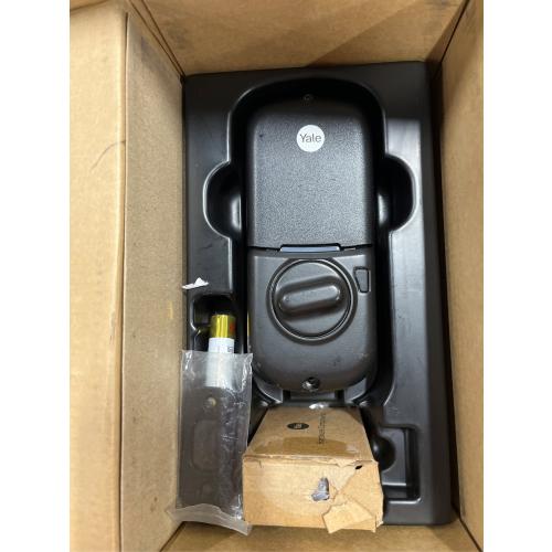 Yale Assure SL Deadbolt Smart Lock, Black Suede Keyless Entry Door Lock with Wi-Fi Connected Touchscreen for Front or Back Door, YRD256-CBA-BSP (no test)