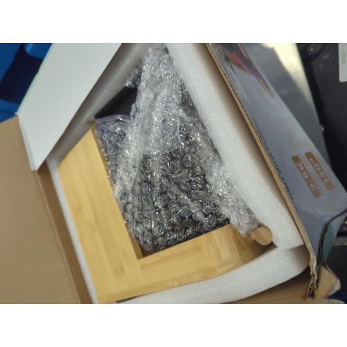 Bird Feeder with Camera, Smart Bamboo Bird Feeder, 2.5K UHD AI Identification, Real-time Videos & Pictures, Wireless Solar Powered Outdoor, Ideal for Garden Birding, Premium Present