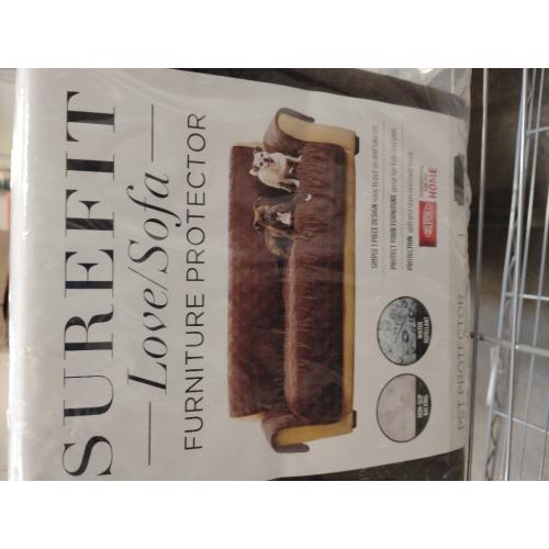 SureFit Pet Protector Sofa Furniture Cover in Chocolate
