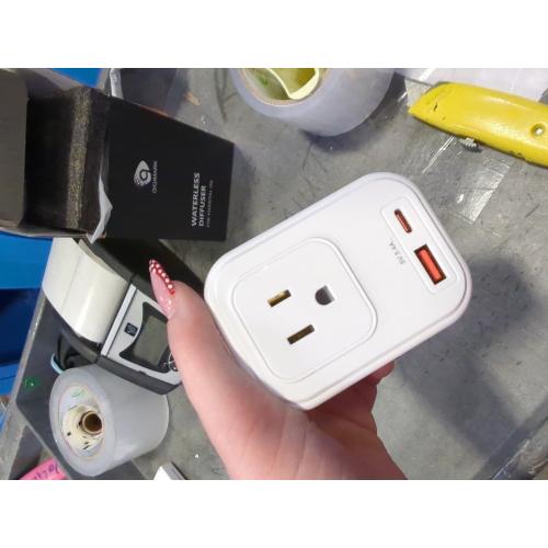 Voltage Converter for European Travel: 220V to 110V Converter US to Europe, Plug Adapter with Fast Charge 2 USB C, 2 USB A & 2 Outlets, Universal Travel Essentials for France Germany Italy Spain, etc