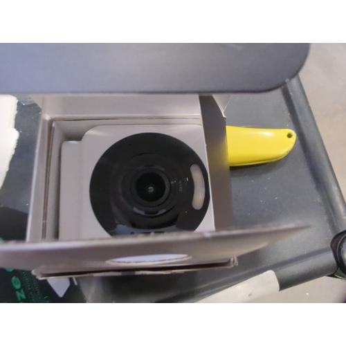 Color White Wyze Cam V4 Plug-in Indoor and Outdoor Smart-Enabled Security Camera